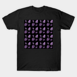 Purple Trilobites Pattern T-Shirt